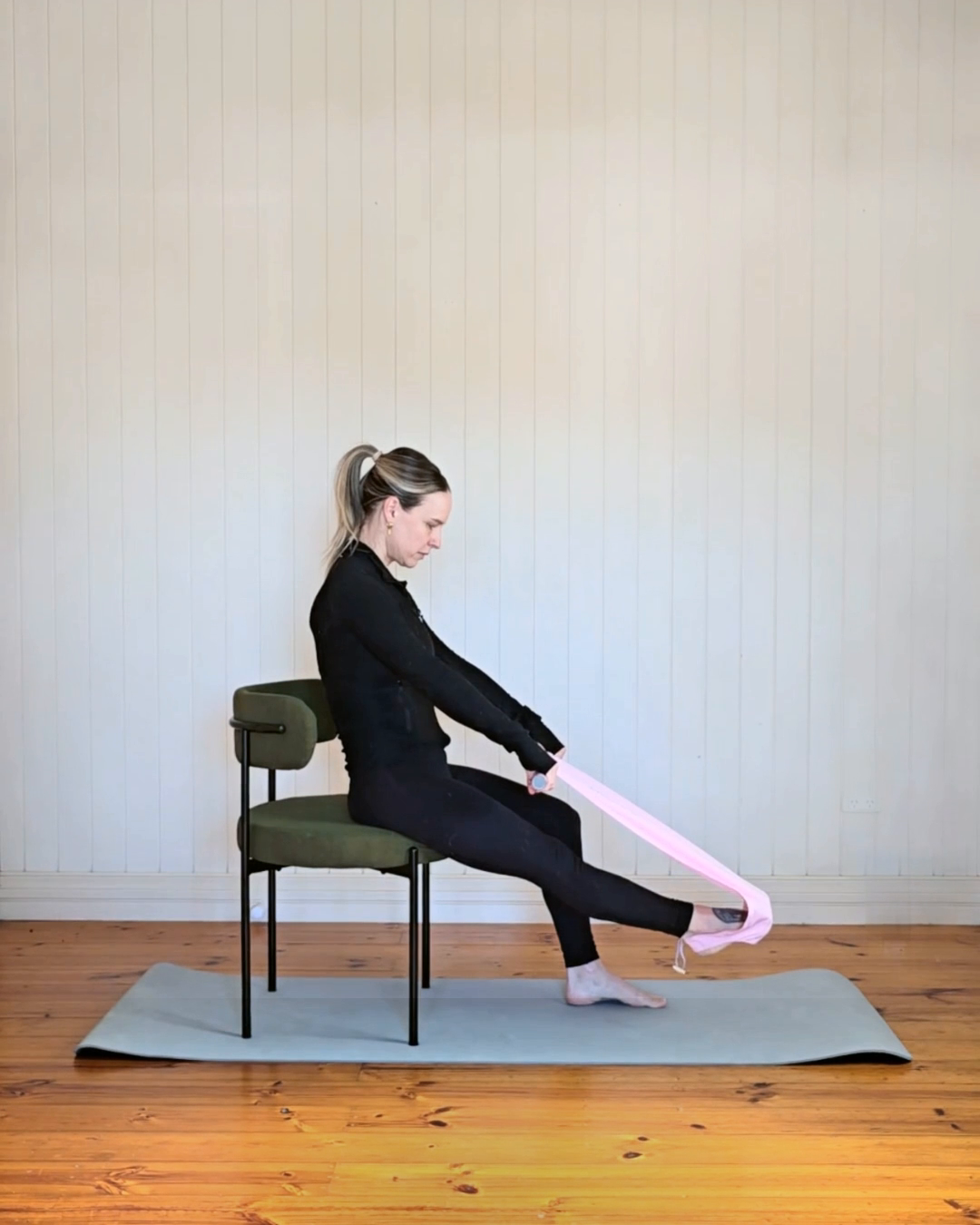Seated Ankle and Calf Mobility