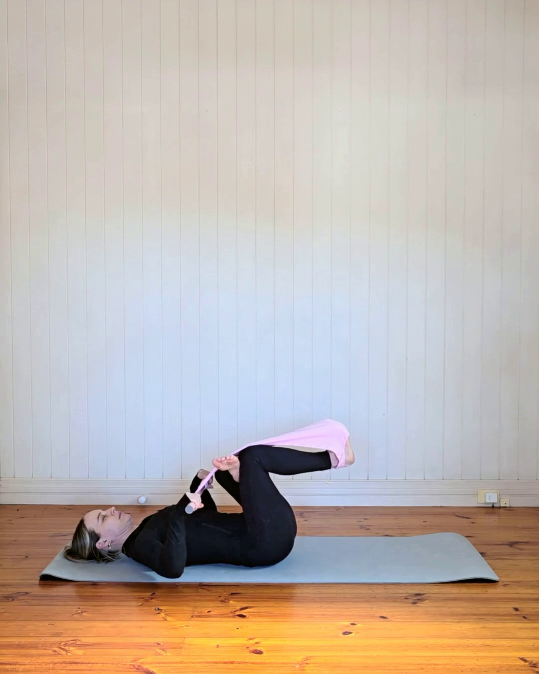 Lying Figure-Four Hip Stretch