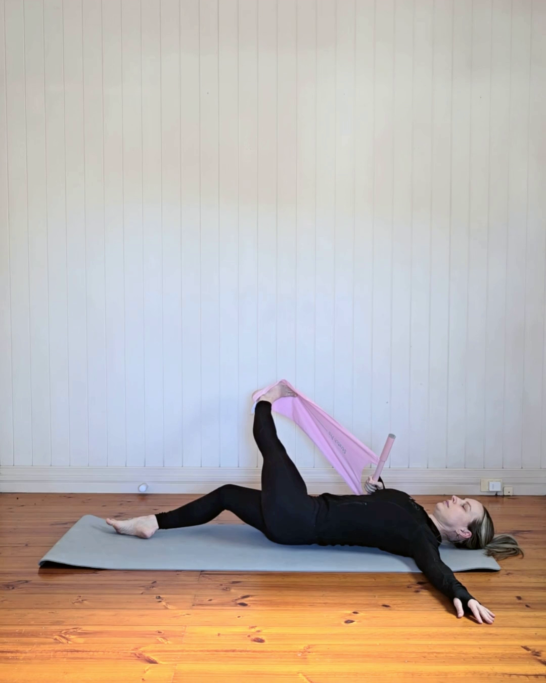 Lying Cross-Body Hip Stretch